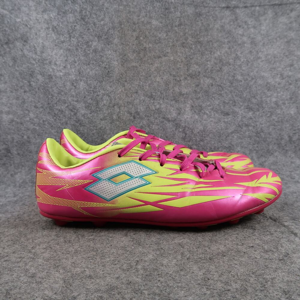 Lotto Soccer Cleats Womens 7.5 Forza Lace Up Athletic Sport Performance Pink